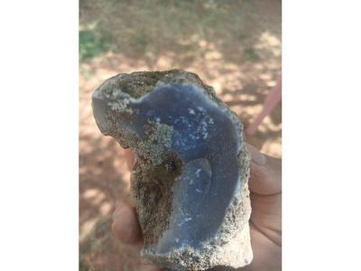 Blue Turkish Chalcedony Rough – Export Grade from Afyon Bayat, Turkey - 3